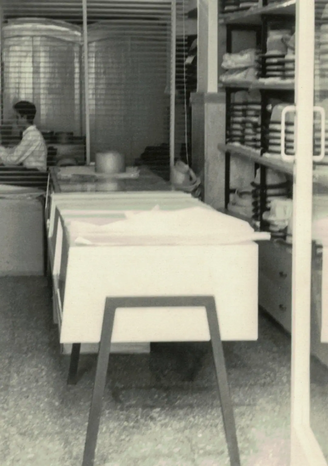 Historisches Schaufenster des Hutgeschäfts Marone