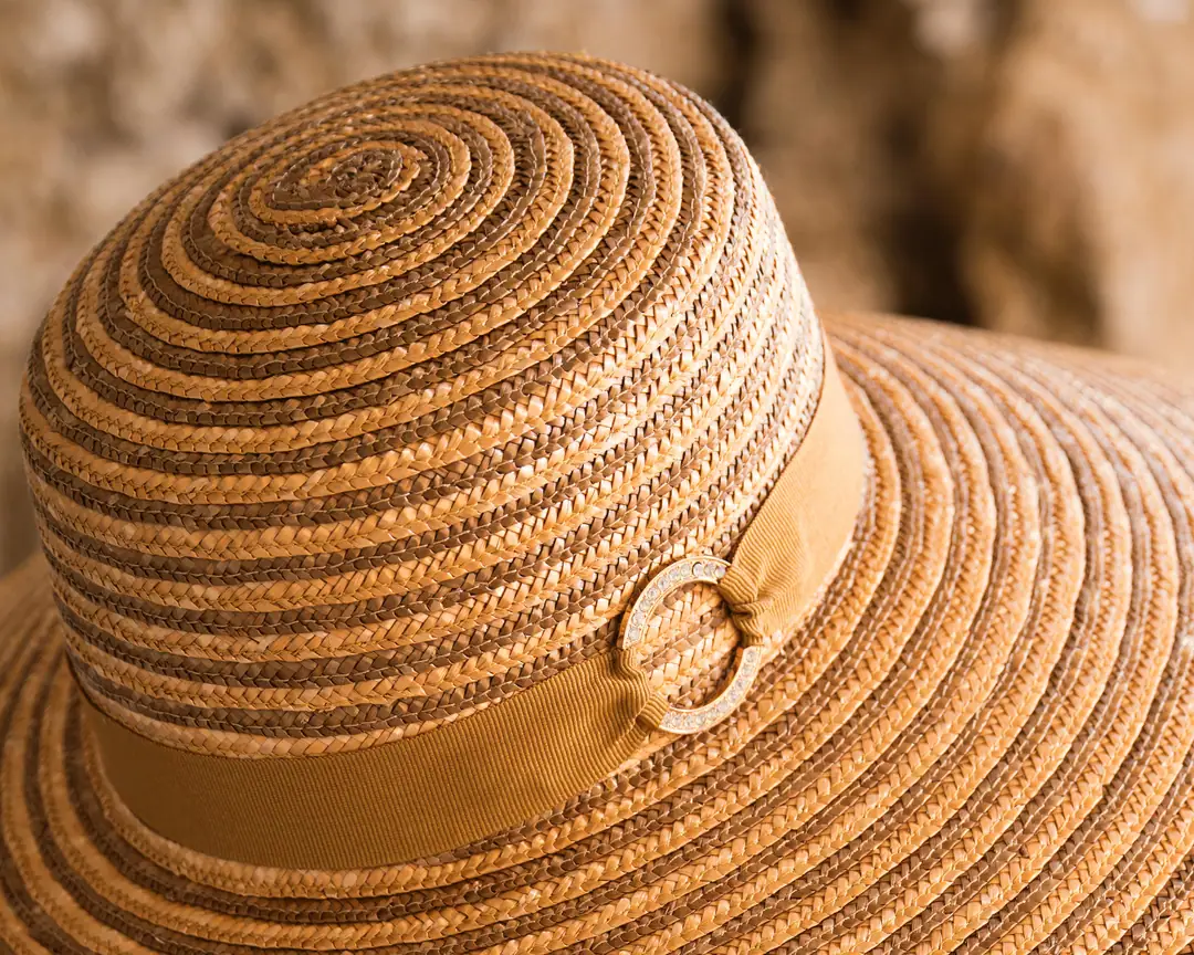 Cloche Raffia Croquet 310 — Marone 1881