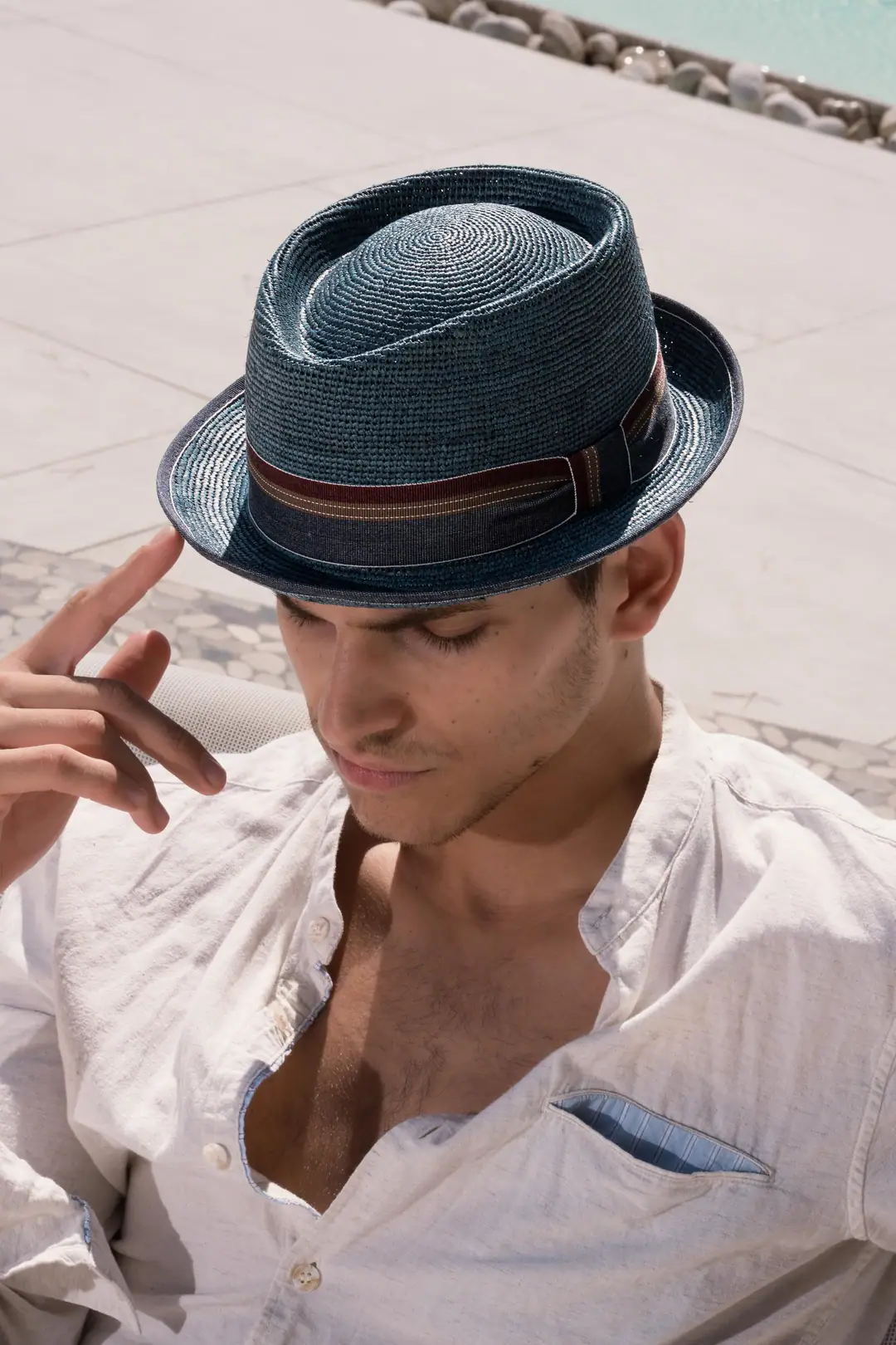 Trilby Raffia 501 — Marone 1881